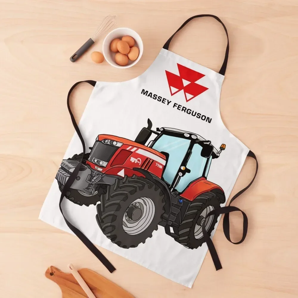 

Massey Ferguson Tractor Red Tractor Фартук женское рабочее платье рабочие халаты для женщин фартук для уборки