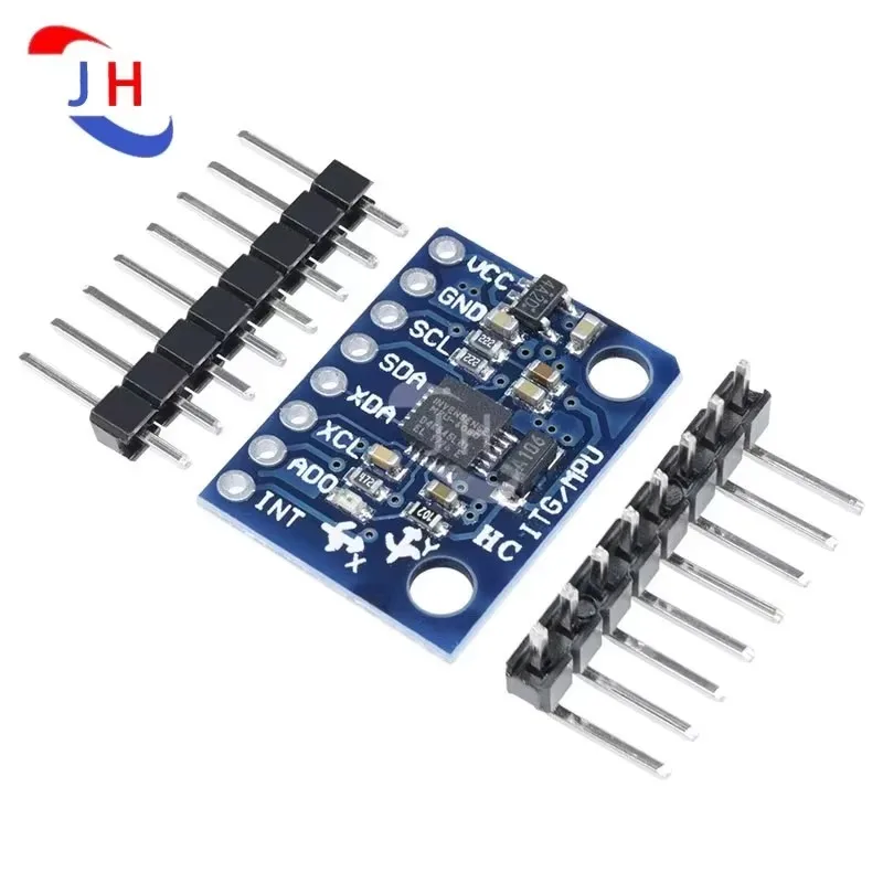 1PCS C44 IIC I2C GY-521 MPU-6050 MPU6050 3 Axis Analog Gyroscope Sensors + Accelerometer Module For Arduino With Pins 3-5V DC