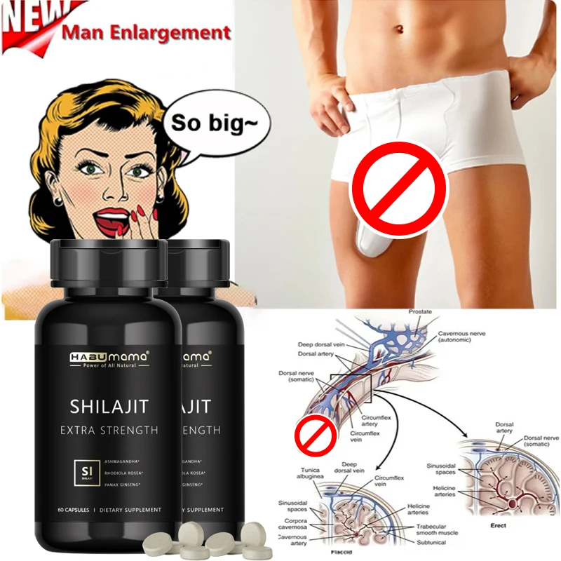 HABUMAMA 100% High Purity Shilajit Mineral Supplements Natural Organic Shilajit Erection Pill Improve Performance and Libido