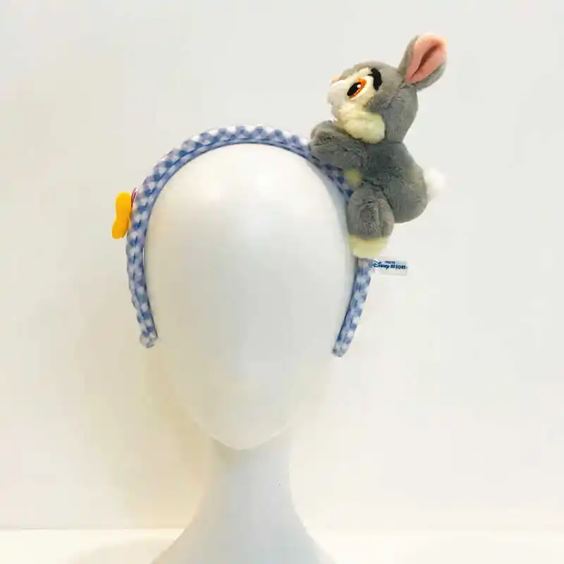 

Повязка для волос с милым кроликом Disney Thumper для детей и взрослых — серая плюшевая версия