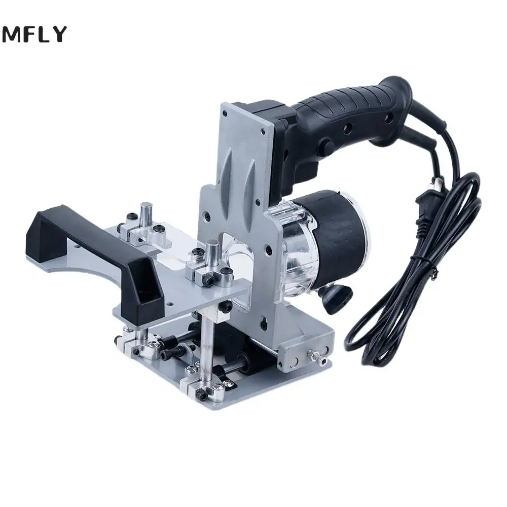 

Mortising Jig Loose Tenon Joinery System Trimming Cutting Notches Accessories 2 in 1 Slotting Bracket Invisible Fasteners