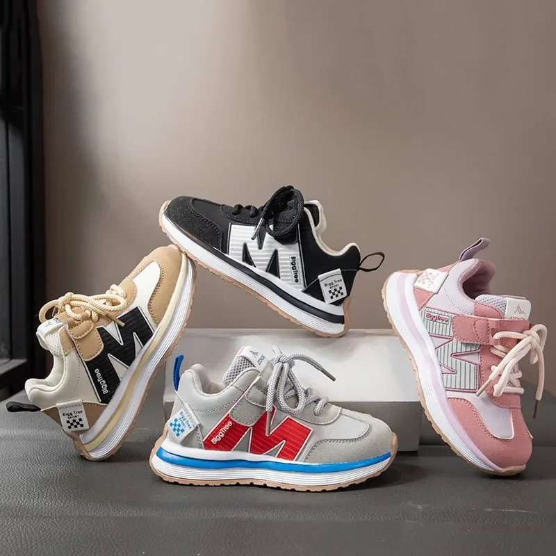 

2026 Children's Casual Shoes For Boys And Girls Spring New Korean Soft Soled Anti Slip Multi Functional Fashion Sports Shoes