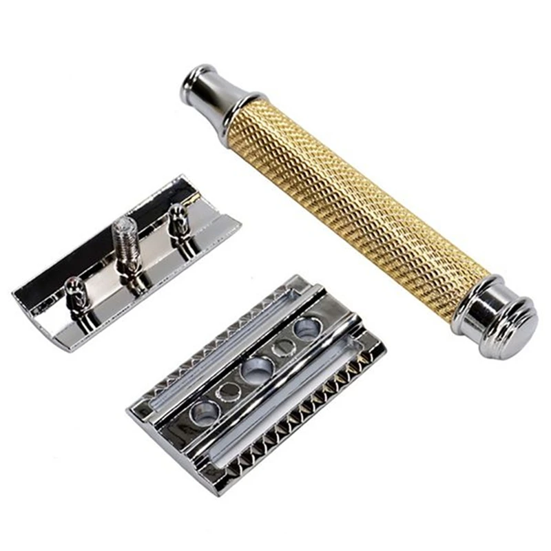 

【Berserkk】New Safety Razor Mens Folding Shaving Double Edge Classic Safety Shaver Men's Razor