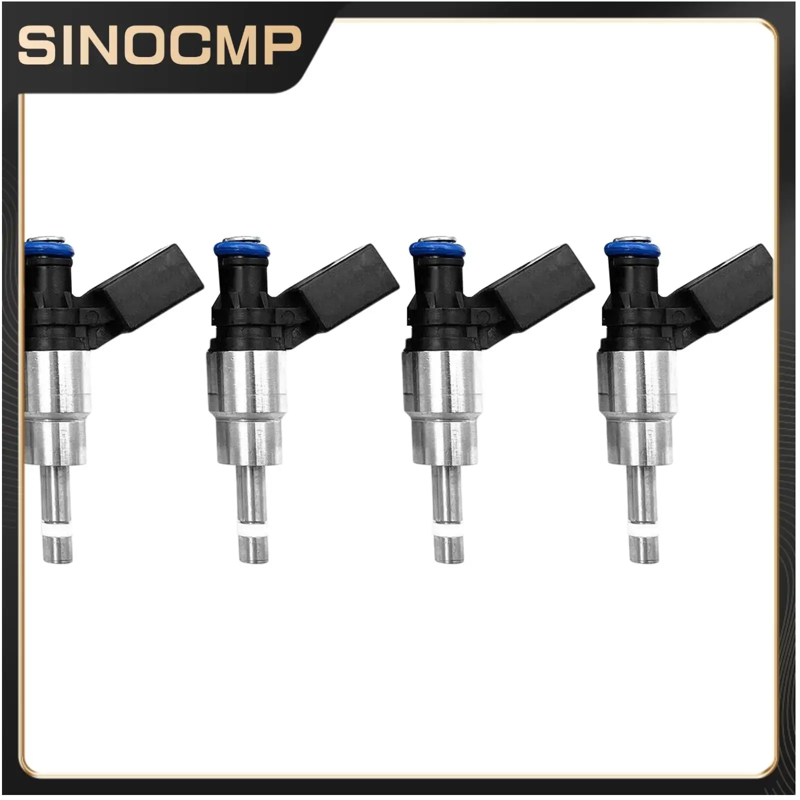 

4pc Fuel Injectors For Audi TT Quattro VW Golf R 06F906036F Engines & Engine Parts Fuel Supply System Fuel Injector Brand New