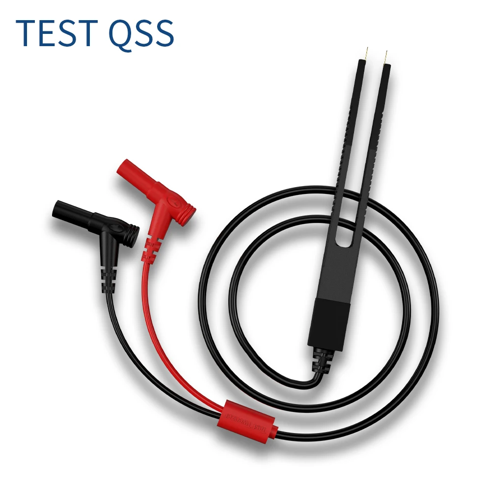 QSS SMD LCR Chip Test Clip Capacitance Inductor Resistance Test Clip Meter Lead Probe Multimeter Tweezer Q.30050