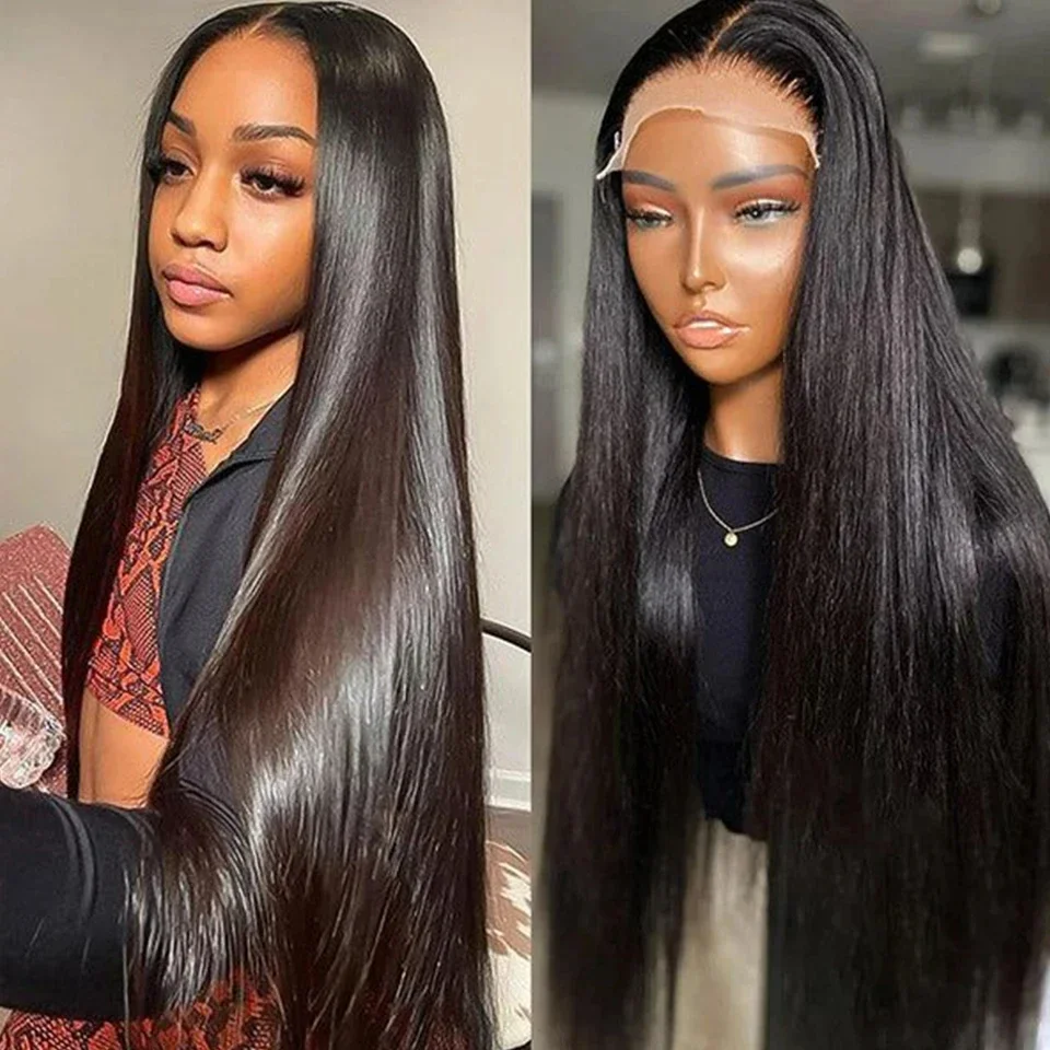 

Addictive 30 32inch 13x4 Straight Lace Front Wigs Bone Straight Human Hair Wig 250% Ready To Wear 5x5 Lace Closure Glueless Wig