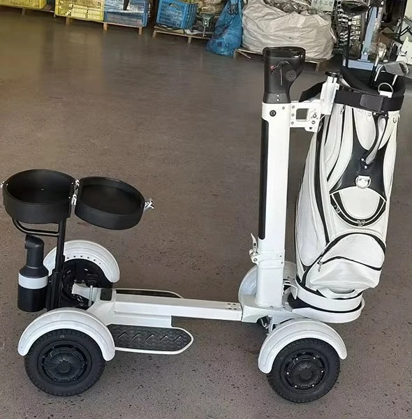 2026 Golf Trolleys Remote Control Golf Caddy 36-45 Holes Battery Capacity Electric Foldable Black Motor Golf Bag Cart Scooter