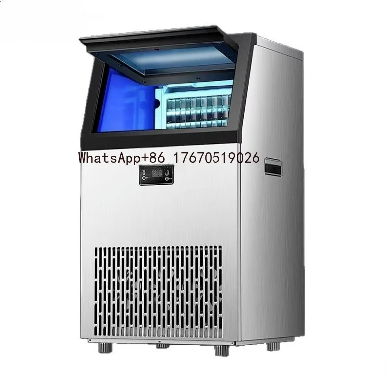 2026-Ice Maker for Milk Shops, KTVs & Bars | Commercial Automatic Large Capacity Cube Ice Making Machine
