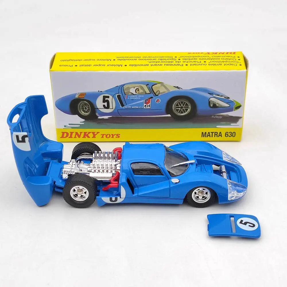 1:43 Atlas Dinky Toys 1425E Blue MATRA 630 ALLOY #5 Diecast Models Auto Car Gift Collection