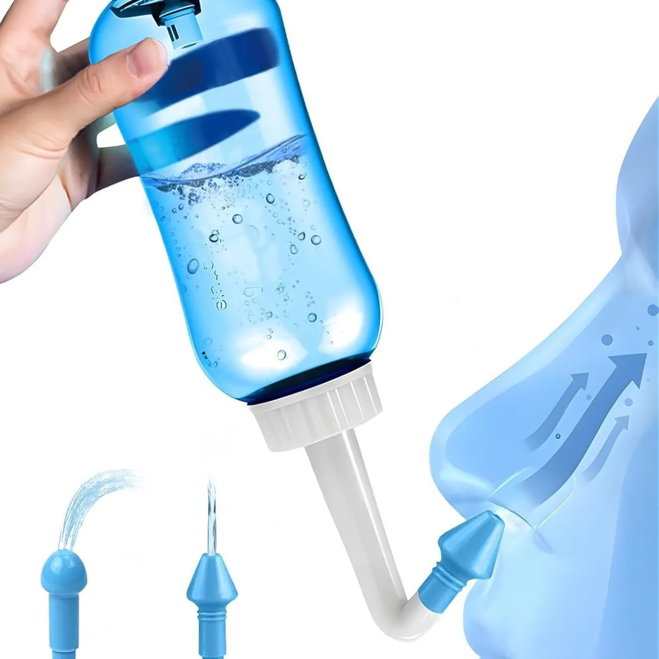 300/500ML Nose Wash Cleaner Nasal Irrigator Rinse Bottle Nose Protector Avoid Allergic Rhinitis For Adults Children Neti Pots
