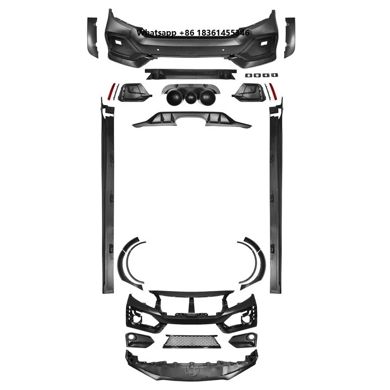 For hd cv Upgrd Type-R Body Kit Honghang High Quality Auto Parts Body Kit