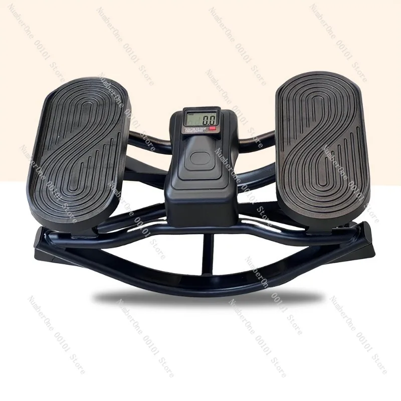 U-Shaped Household Stepping Machine,Multi-Functional Swing Slide Foot-Activated Fitness Trainer,Silent Indoor Exercise Equipment