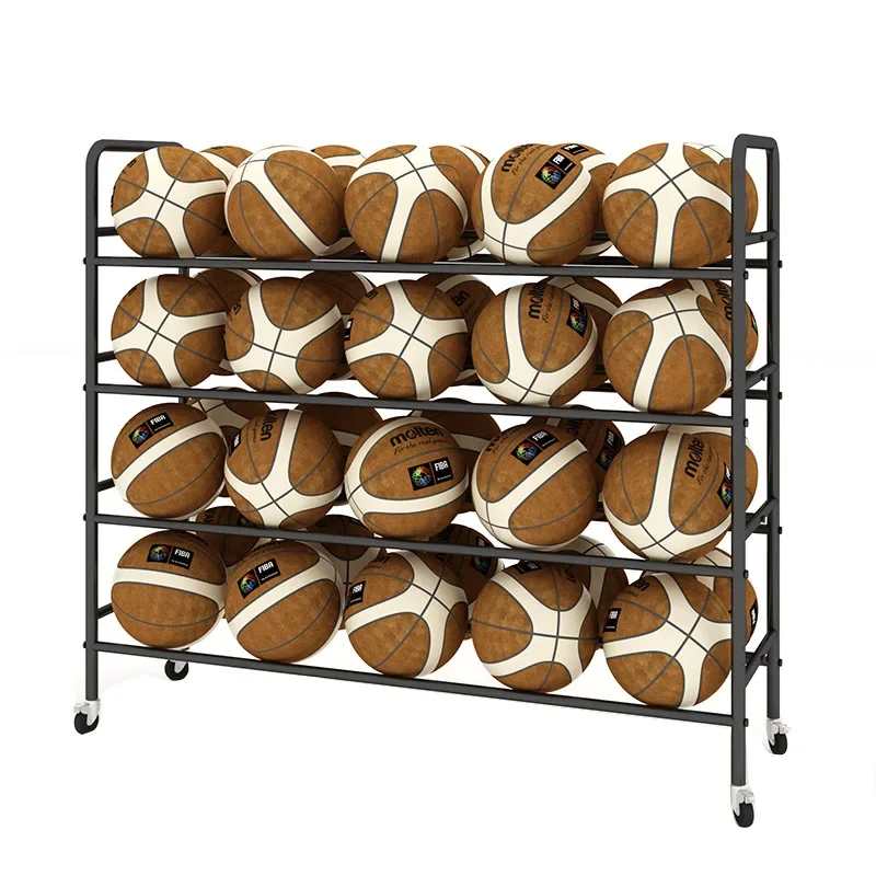 Basketball football storage rack placement rack multi-level floor-standing display rack