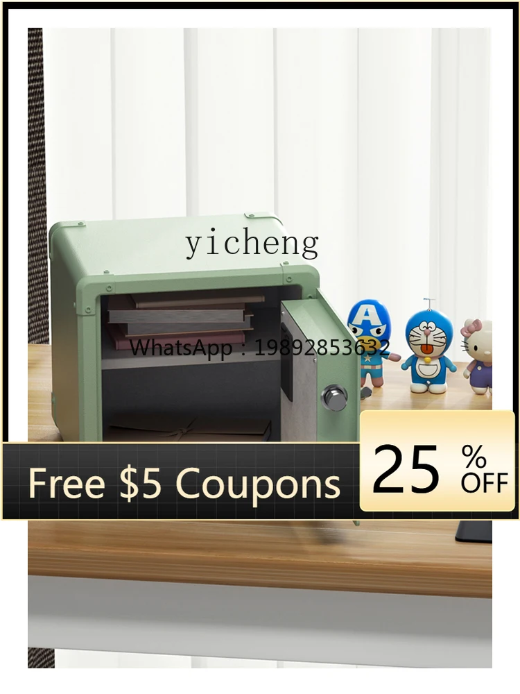 

Retro Mechanical Dial Jewelry Safe Control Anti-Theft Small Wardrobe Jewelry Safe