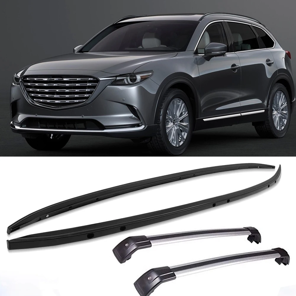 4Pcs Roof Rail Rack…