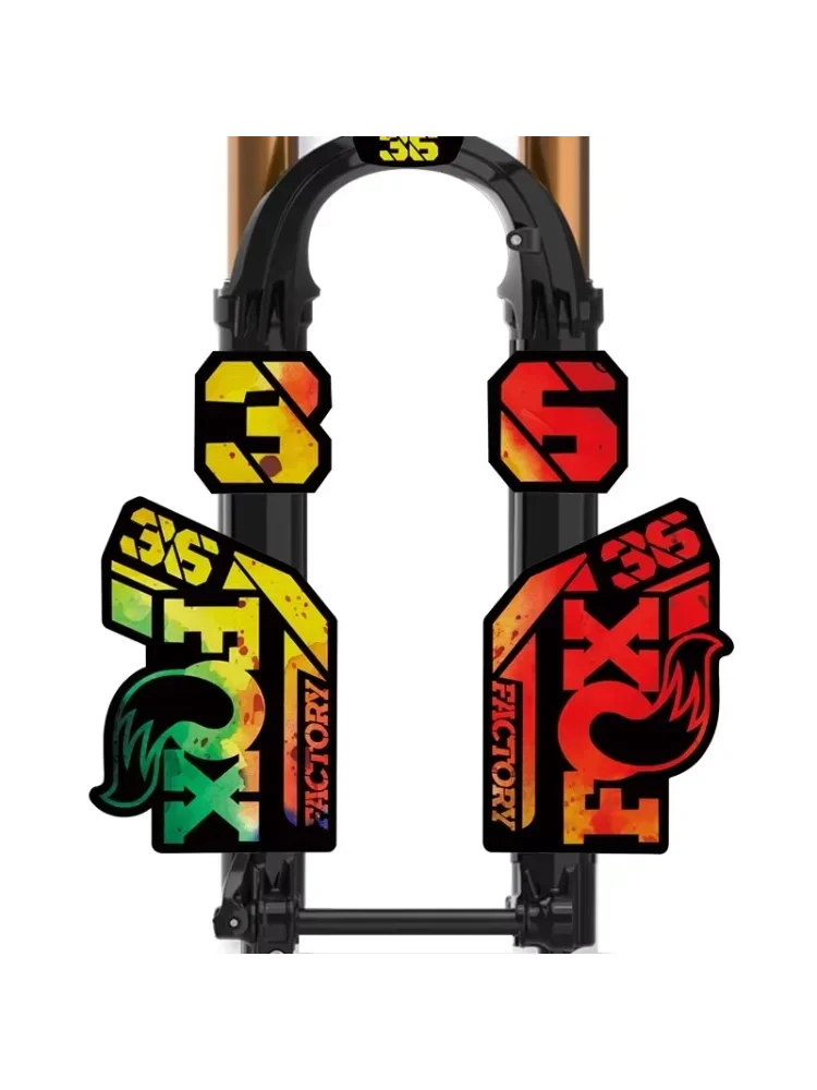 AliExpress Car Styling Vinyl Stickers for Fox36 Bicycle Fork Protective Sticker Mountain Road Bike Front Shock Suspension Sponsor Decal