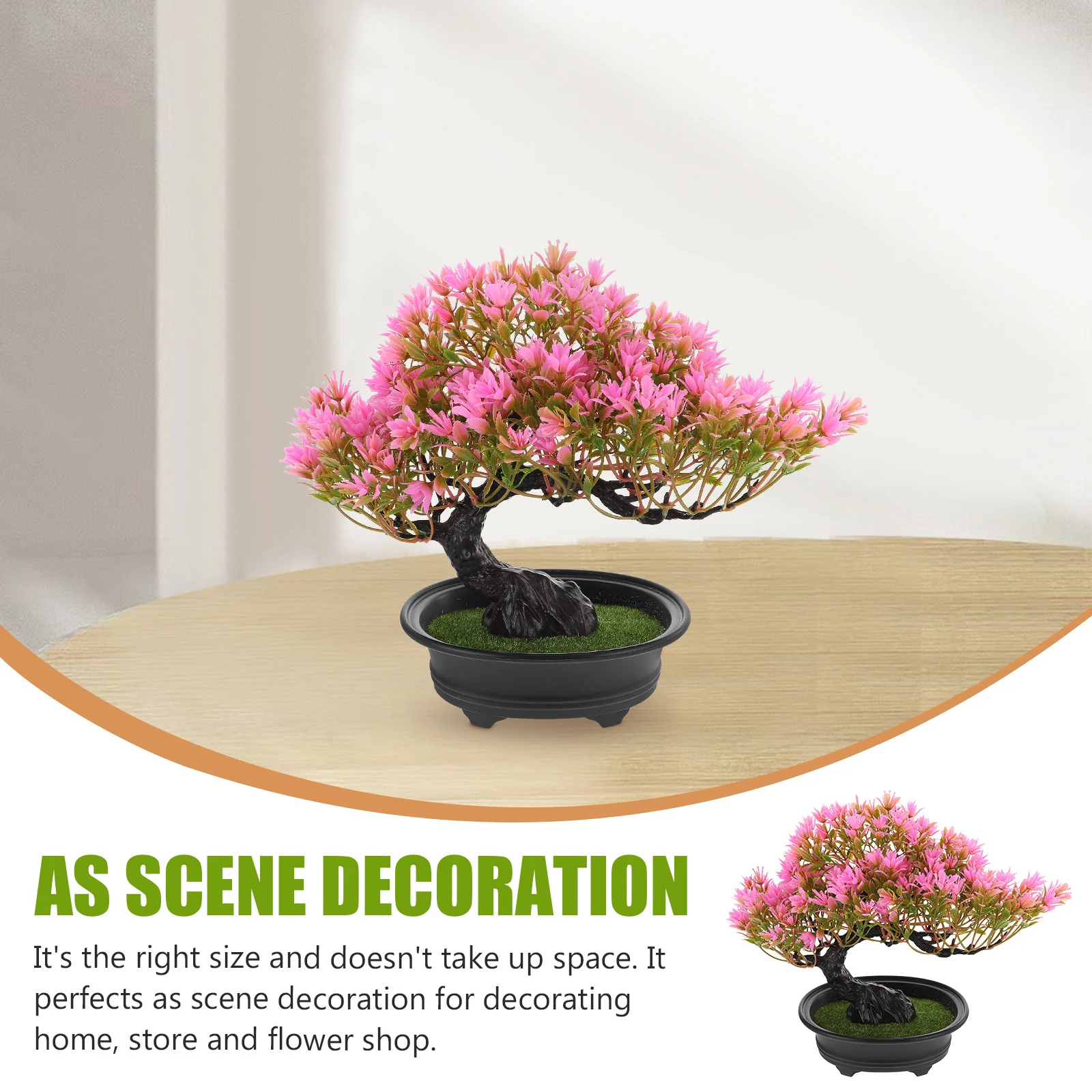 

Emulated Bonsai Pine Tree Realistic Appearance Exquisite Details Ideal for Home Office Decor Nature-Inspired Decoration