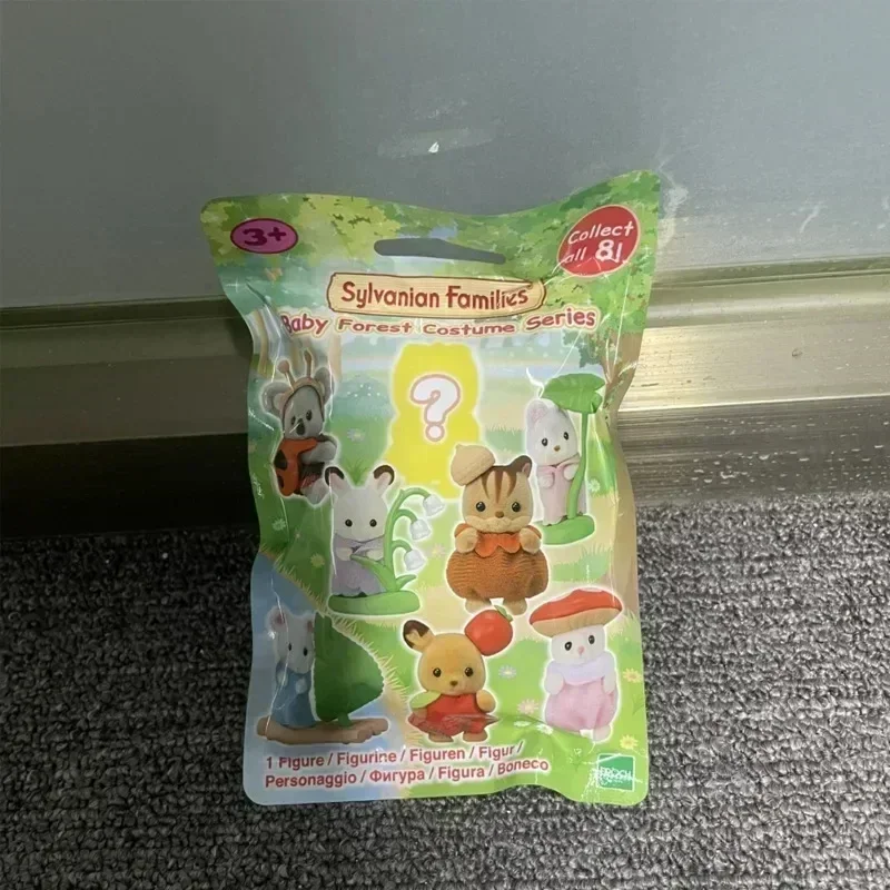 Giappone Sylvanian famiglie Kawaii Cake Forest bag Baby Doll Anime Cute Figrues Room Ornaments famiglie natale floccaggio giocattoli