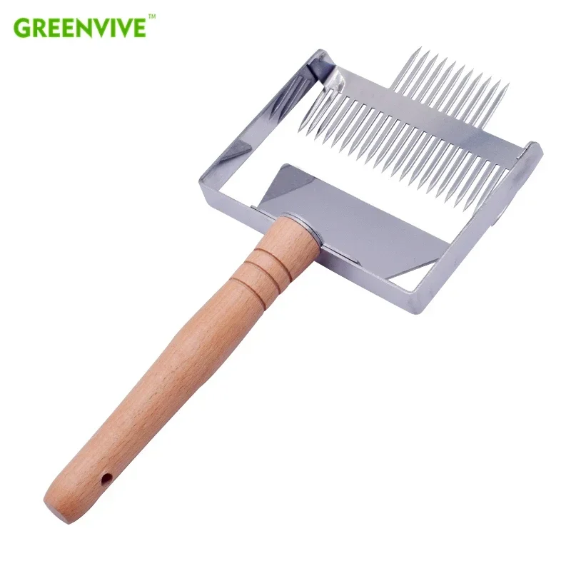 

Beekeeping Tools 23 pins Honey Fork Uncapping Scraper Bee Hive Honeycomb Scraper Cut Honey Knife Uncapping Fork Shovel