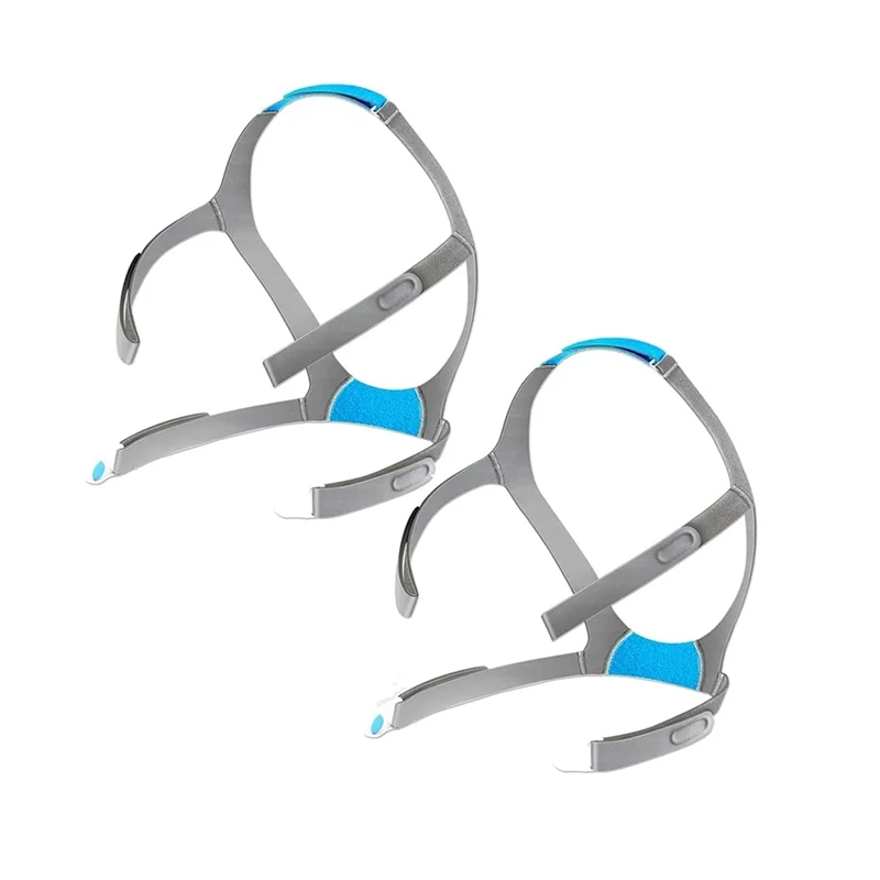 Para Airfit F30 CPAP Mask Paquete de 2 correas de repuesto para casco, diadema de máscara de ventilador ajustable con clips
