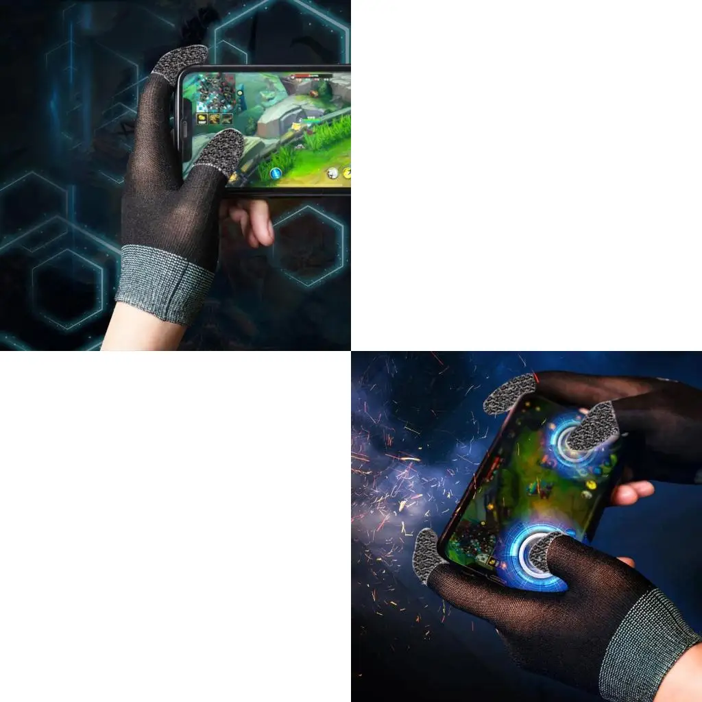 

Ultra-Thin Mobile Finger Sleeve Anti-Sweat Breathable for High-Ranking Players