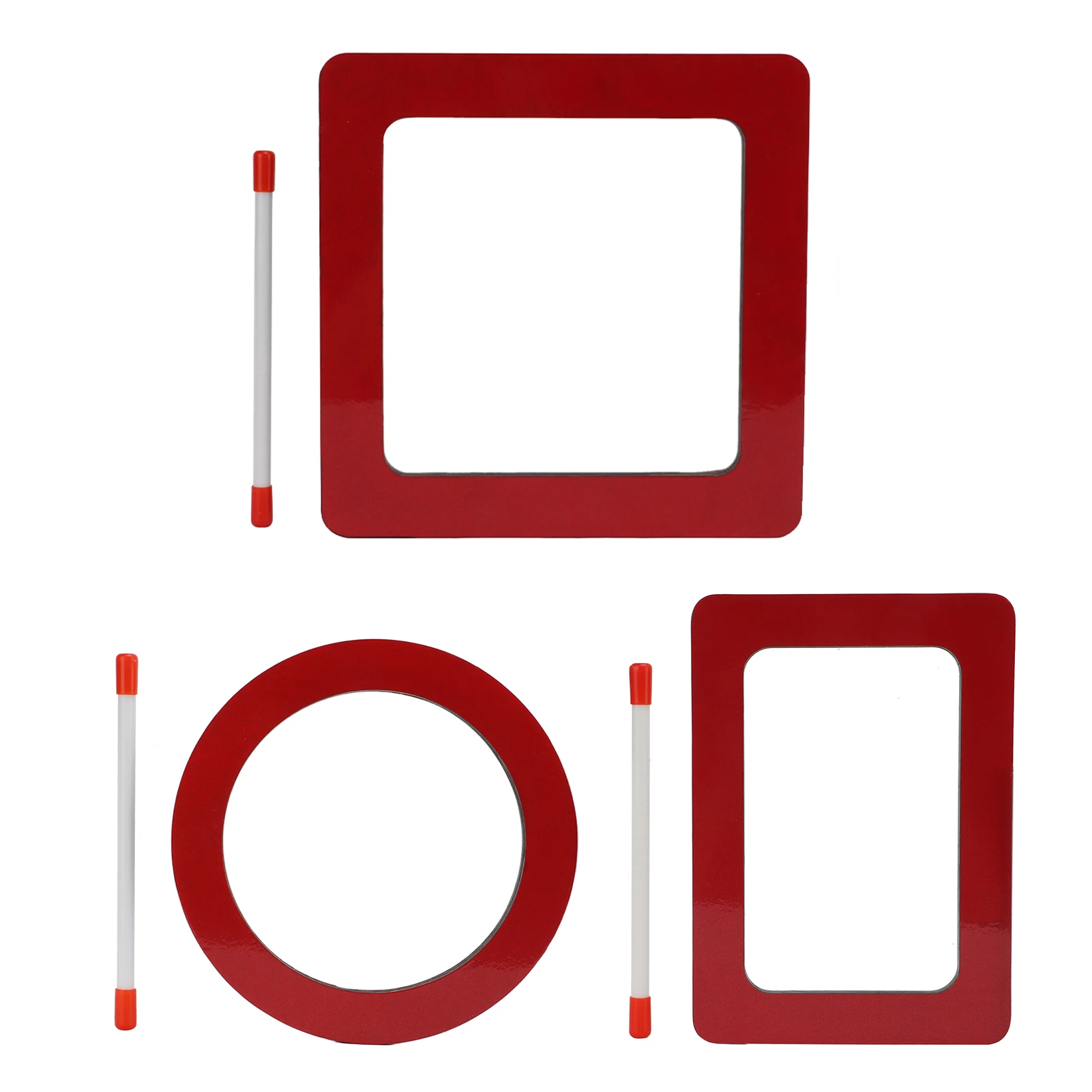Drum Enlightenment Drum Hand Drum Compressed Board Resin Skin Red Children Enlightenment Percussion Instrument Kid Drum  Drum