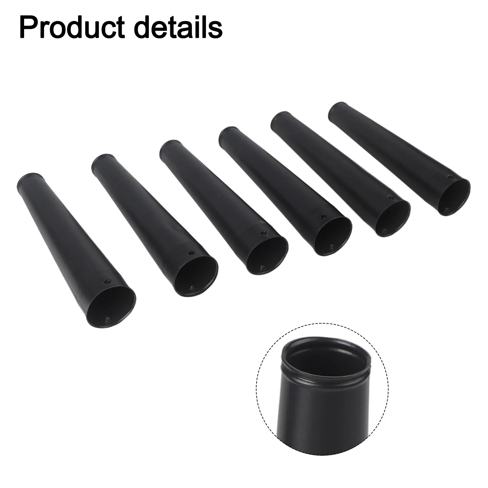 Leaf Blower Outlet Pipe for Efficient Leaf Removal 230mm/250mm Lengths Compatible with Various Models 2/4/6 Pieces