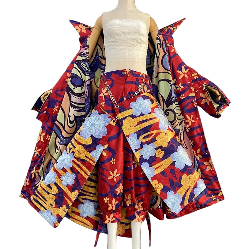 Holoun Tokyo Anime kawagi Senju cosplay costume Vol. 27 manga cover character coat pants cos convention Halloween Christmas