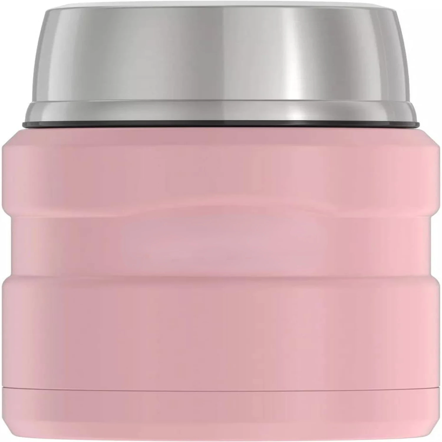 

Stylish and Convenient Matte Rose Premium Stainless King 16 Ounce Vacuum-Insulated Food Jar - Eco-Friendly, with Spoon - Keep Yo