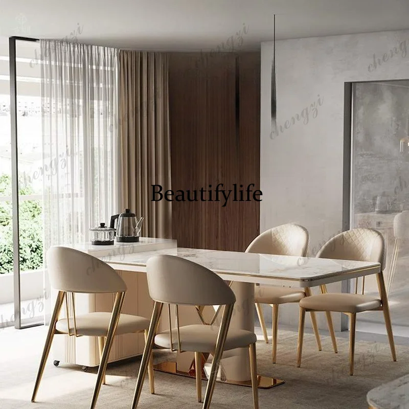 Luxury Homestay Dining Tables Advanced Personality Restaurant Hotel Dining Tables Living Room Home Furniture Mesa Comedor Lsdt