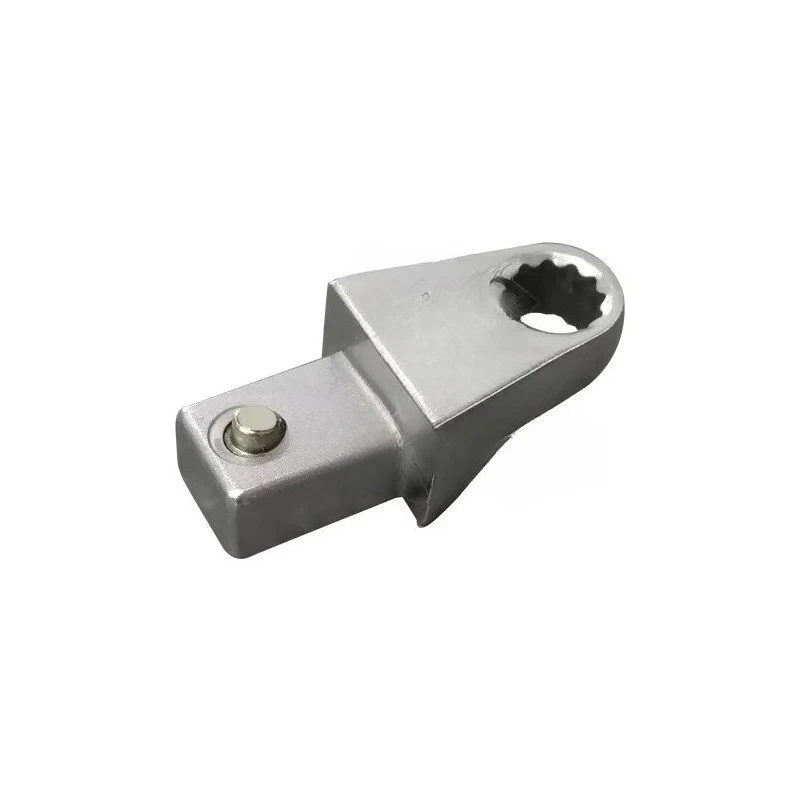 Square plug replaceable head, torque wrench plum head