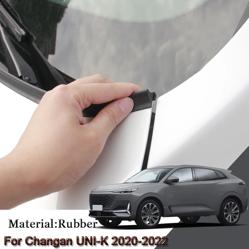 

Car Rubber Seal Strip Windshied Spoiler Filler Protect Edge Weatherstrip Strips Sticker Accessories For Changan UNI-K 2020-2022