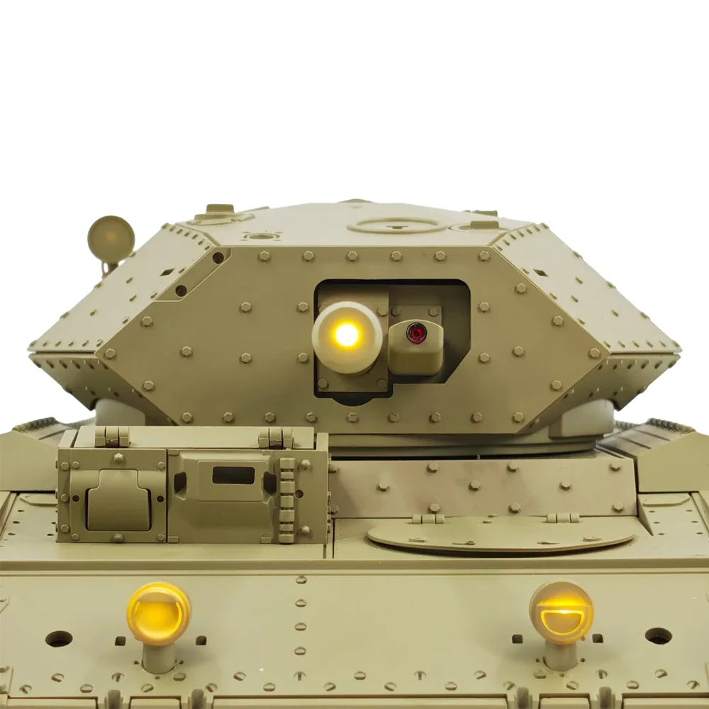 Coolbank 1/16 UK Crusader Mk.III RC Tank G2078 Remote Controlled Tracked Vehicle Turret 360 Degree Rotating Dual Flow Gearbox