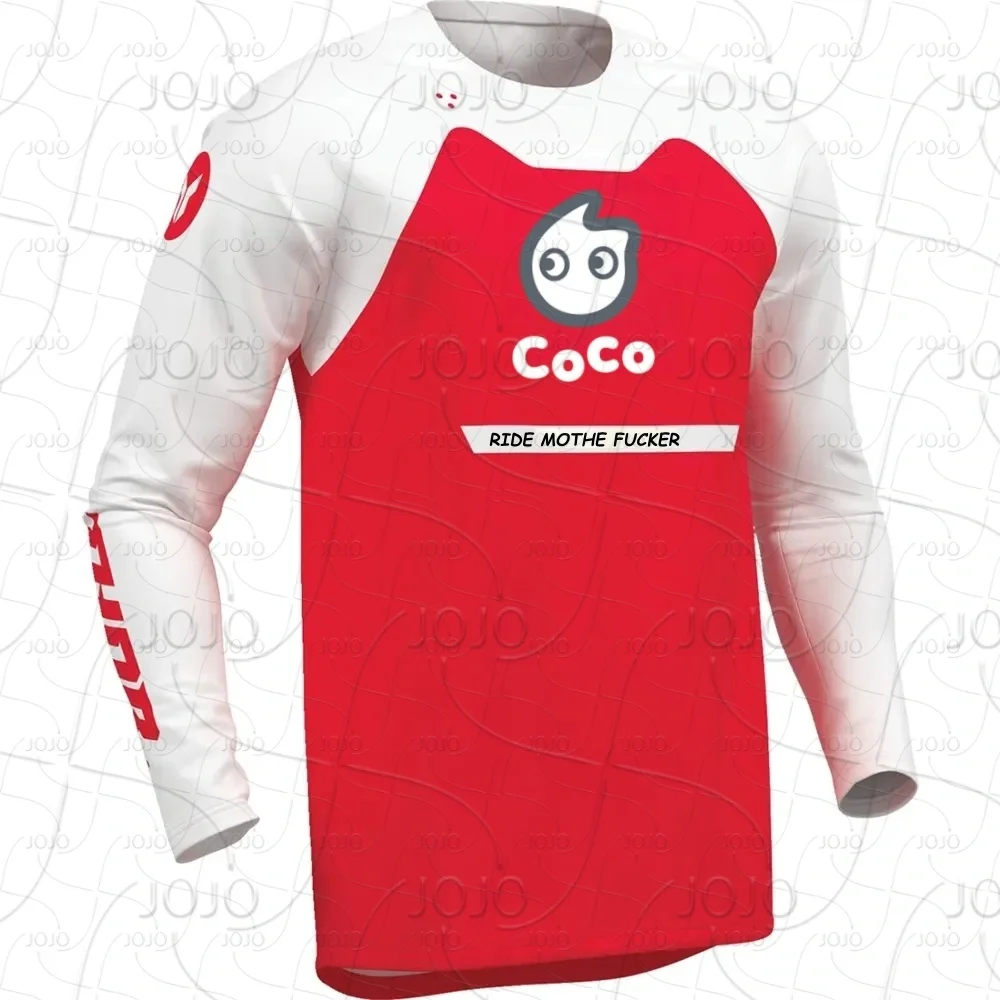 

Джерси для велоспорта по бездорожью для мужчин, рубашка с длинным рукавом, Джерси для горного мотокросса, Джерси для скоростного спуска, BMX, спортивная одежда для велоспорта на горном велосипеде