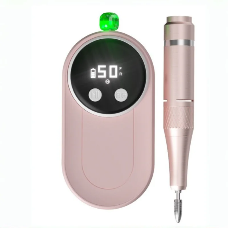 

5 New nail polisher, rechargeable 50-speed portable nail polisher, crystal button knob polisher