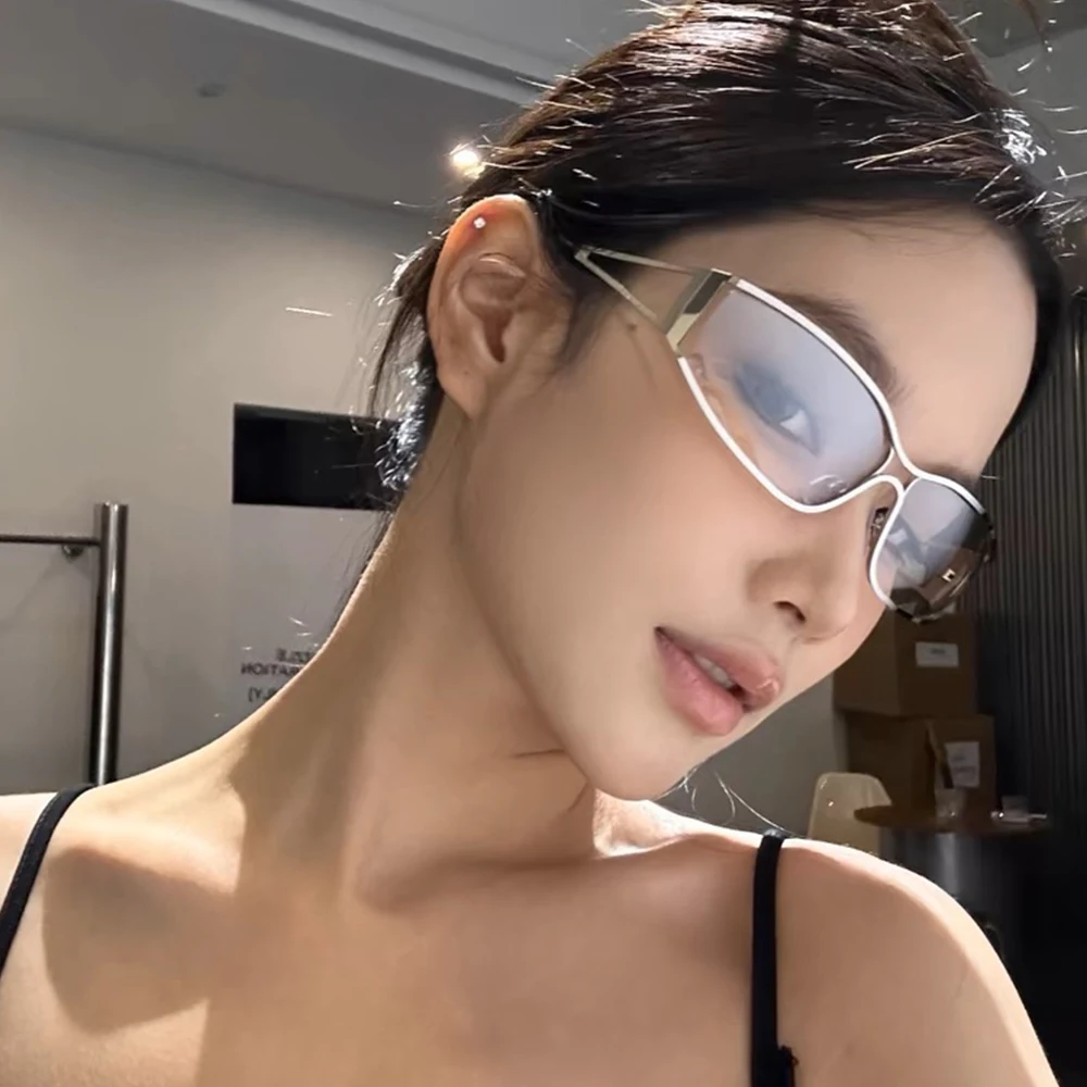 New Punk Goggle Women Sunglasses Men Y2K Sports Designer Driving Sun Glasses Vintage Shades Eyewear Female Rideing Eyeglasses image 5