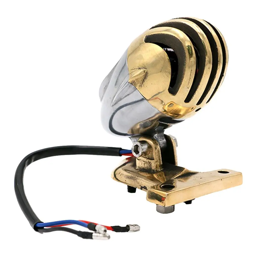 جديد وصول النحاس قذيفة دراجة نارية LED الفرامل وقف الضوء الخلفي الذيل 12 فولت #2