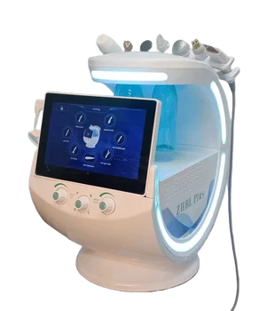 하이 퀄리티 스마트 아이스 블루 페이셜 트리트먼트 기계, 전문 휴대용 박피술, 2025 하이드로페이셜, 7 in 1