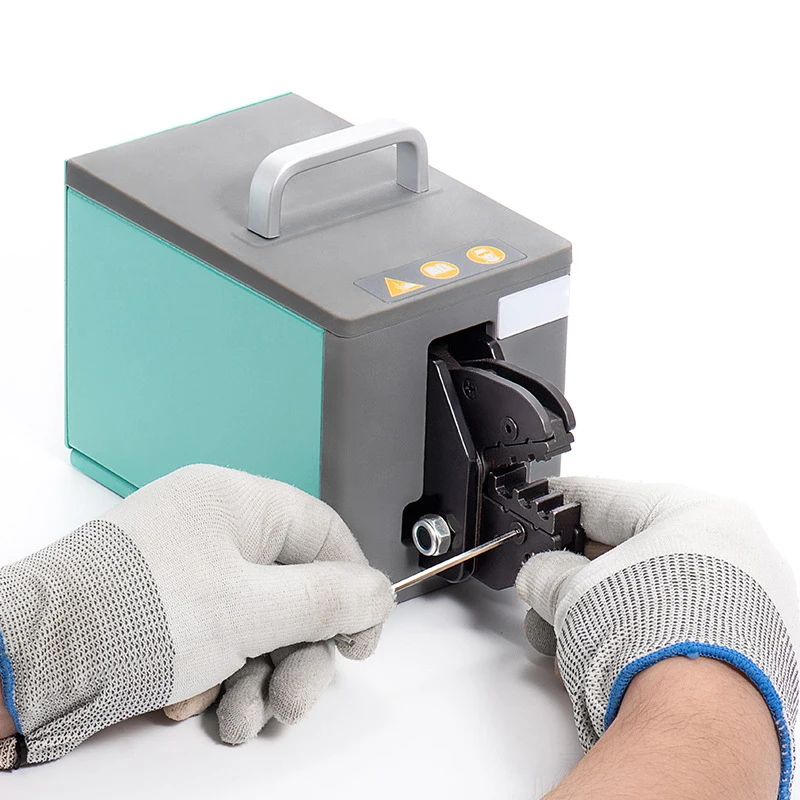 GNQ-10A Pneumatic Terminal Crimping Machine, Cold Wire Crimping Pliers, Benchtop Terminal Crimping Machine, Multi-function Pneum