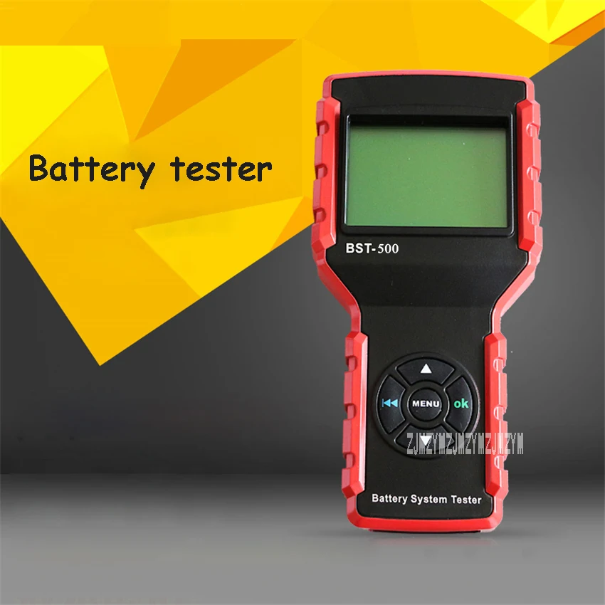 

BST-500 Original Launch Battery Tester For 6V & 12V Battery System Diagnostic Tool LCD Display Car Battery Tester Detector