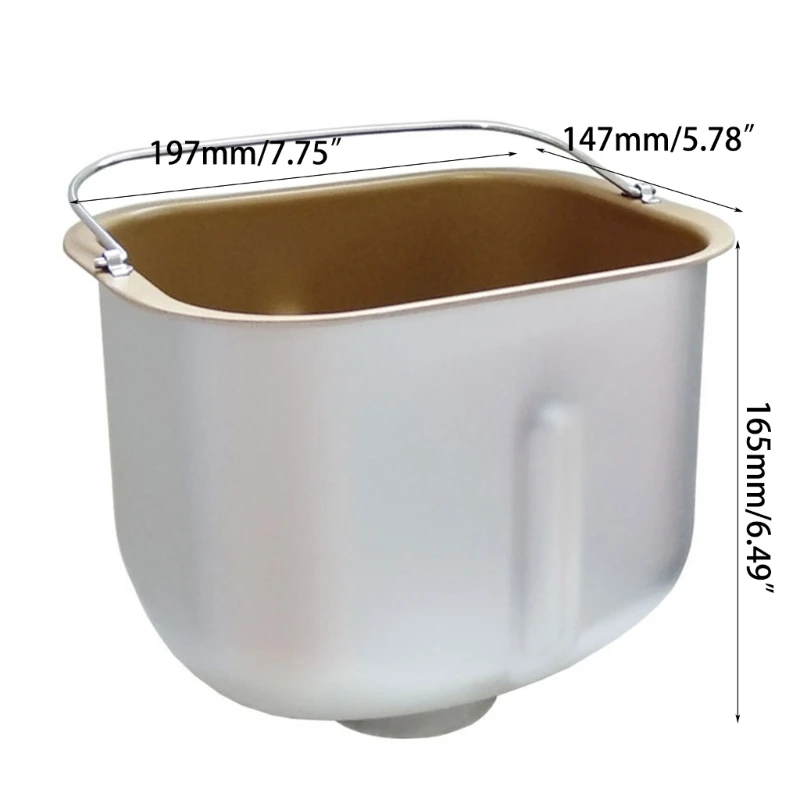 Bread Bucket Bread Pan Bread Machine Inner Pot Replacement Part for Bread Maker Drop Shipping