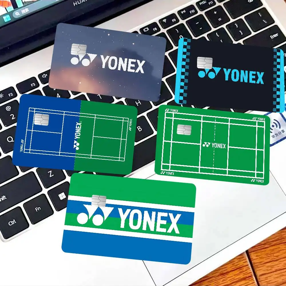 Luxury Brand Y-Yonex Fashion Logo 100% Hot Sale Amine Credit Debit Bank Card Bus Card Film Skin Sticker