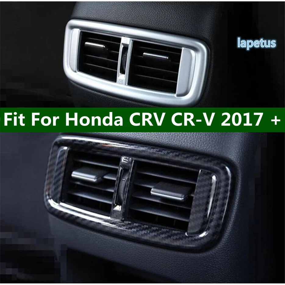 

Rear Armrest Box Air Conditioner AC Outlet Vent Cover Trim For Honda CRV CR-V 2017 - 2020 Matte / Carbon Fiber Car Accessories