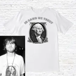 In Gawd We Trust T-shirt worn by Kurt Cobain