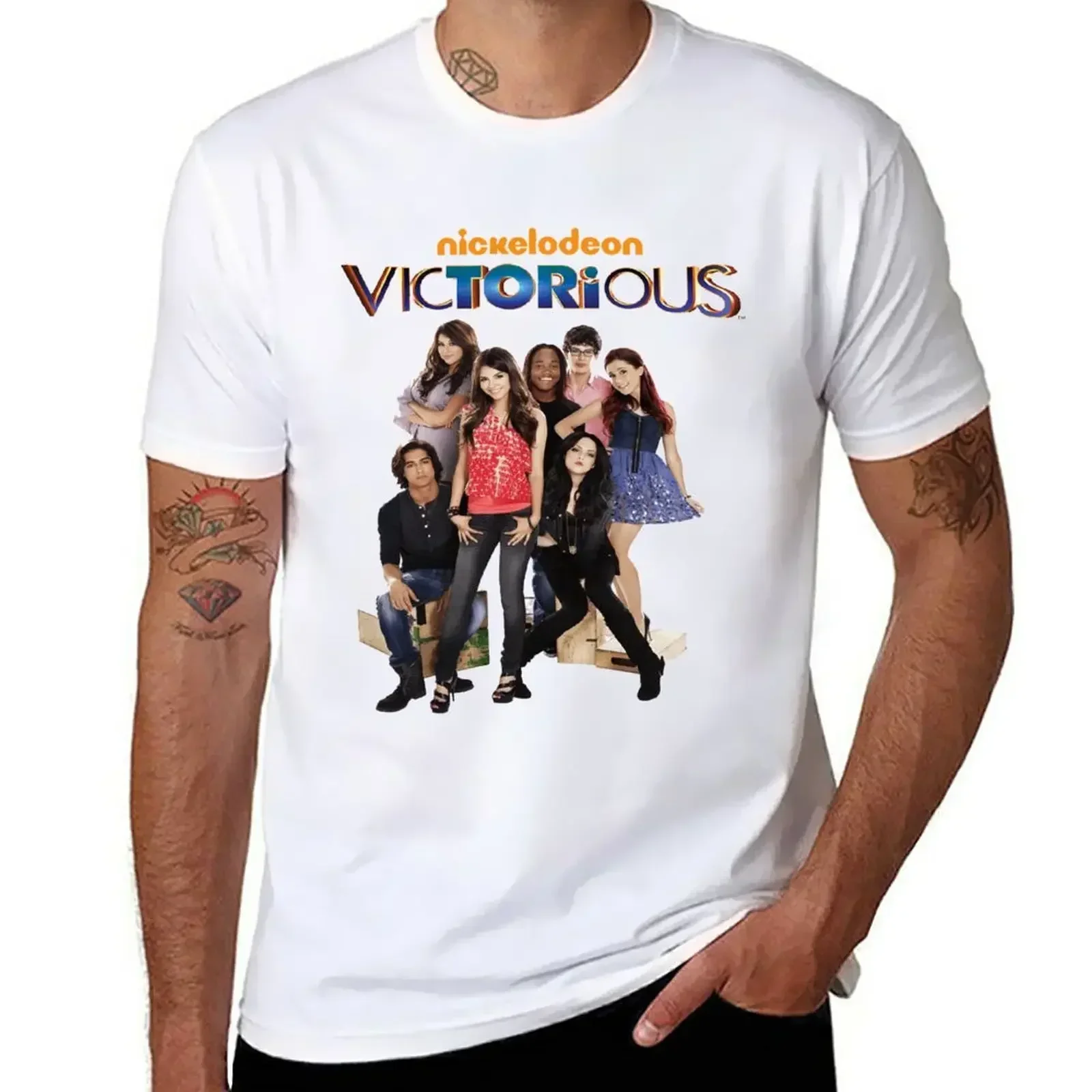 Top Selling Victoorrious Cast T-Shirt korean fashion vintage heavyweights oversized t shirt men