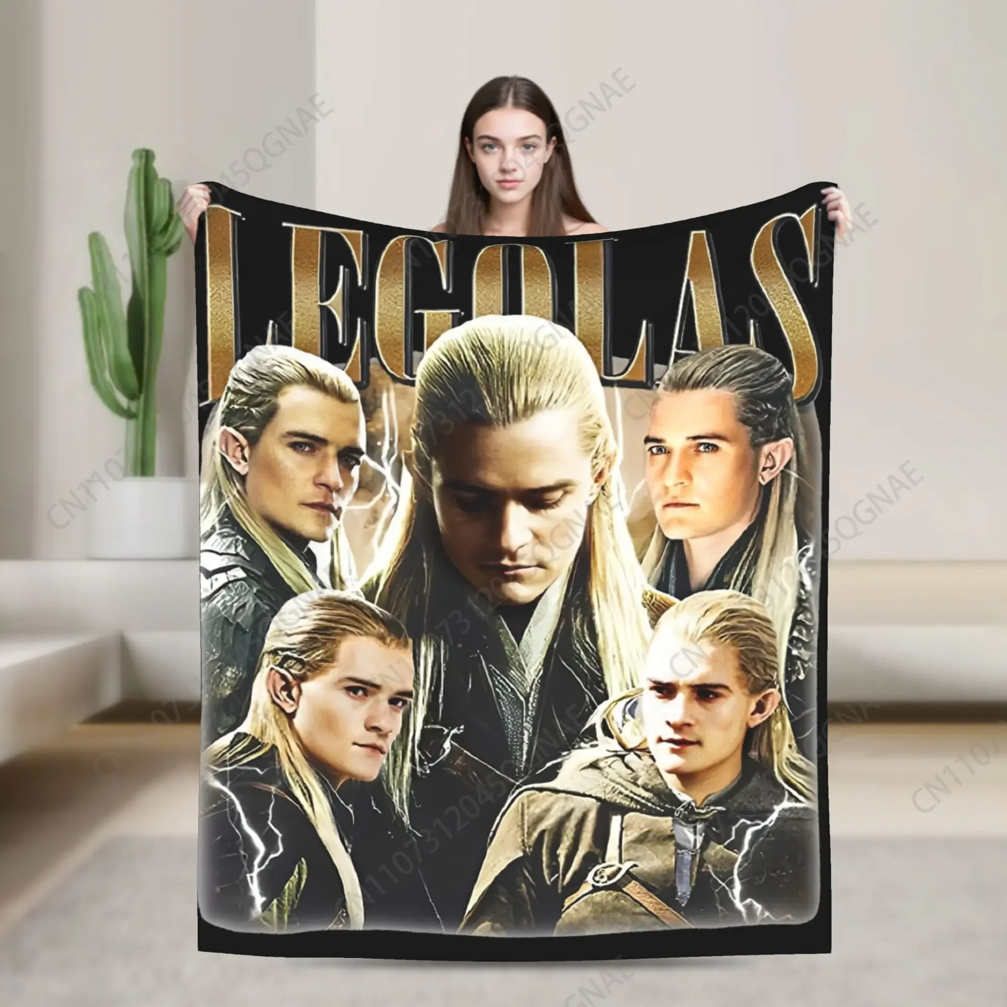 Legolas L-Lords Of The R-Rings Blankets Flannel Spring/Autumn Multi-function Warm Throw Blankets For Bedding Outdoor Bedspreads