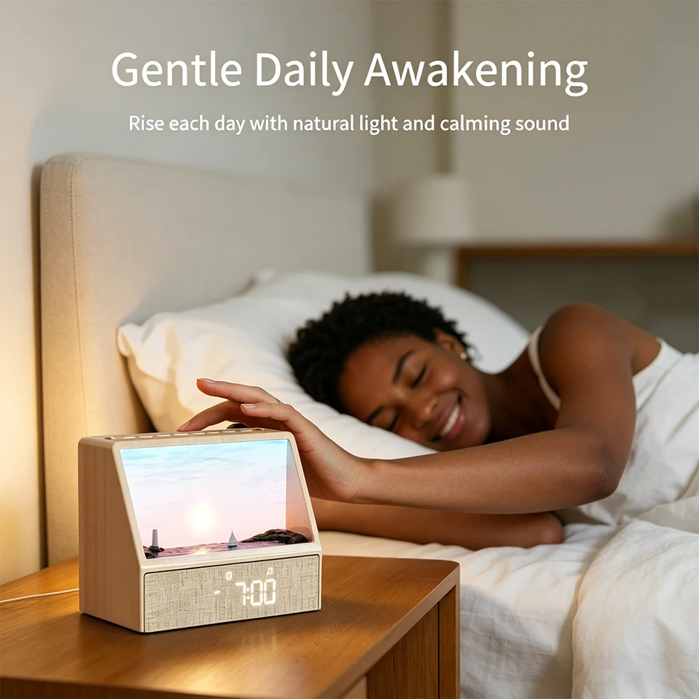 Star Projector Sunset Lamp Portable Bedside Mood Light Novelty Night Light for Bedroom Decoration & Holiday Gifts view 4