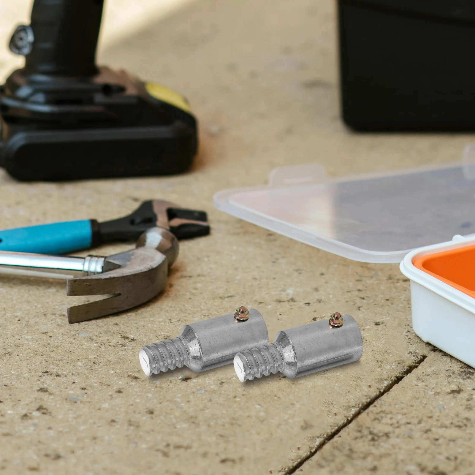 

1Set 25Mm Aluminum Alloy Threaded Connector American Style for Extension Pole Repair Push Broom Handle Replacement