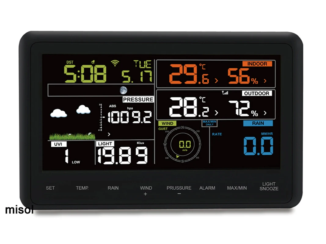 misol display (spare part) for weather station wireless 433Mhz(WH2900)