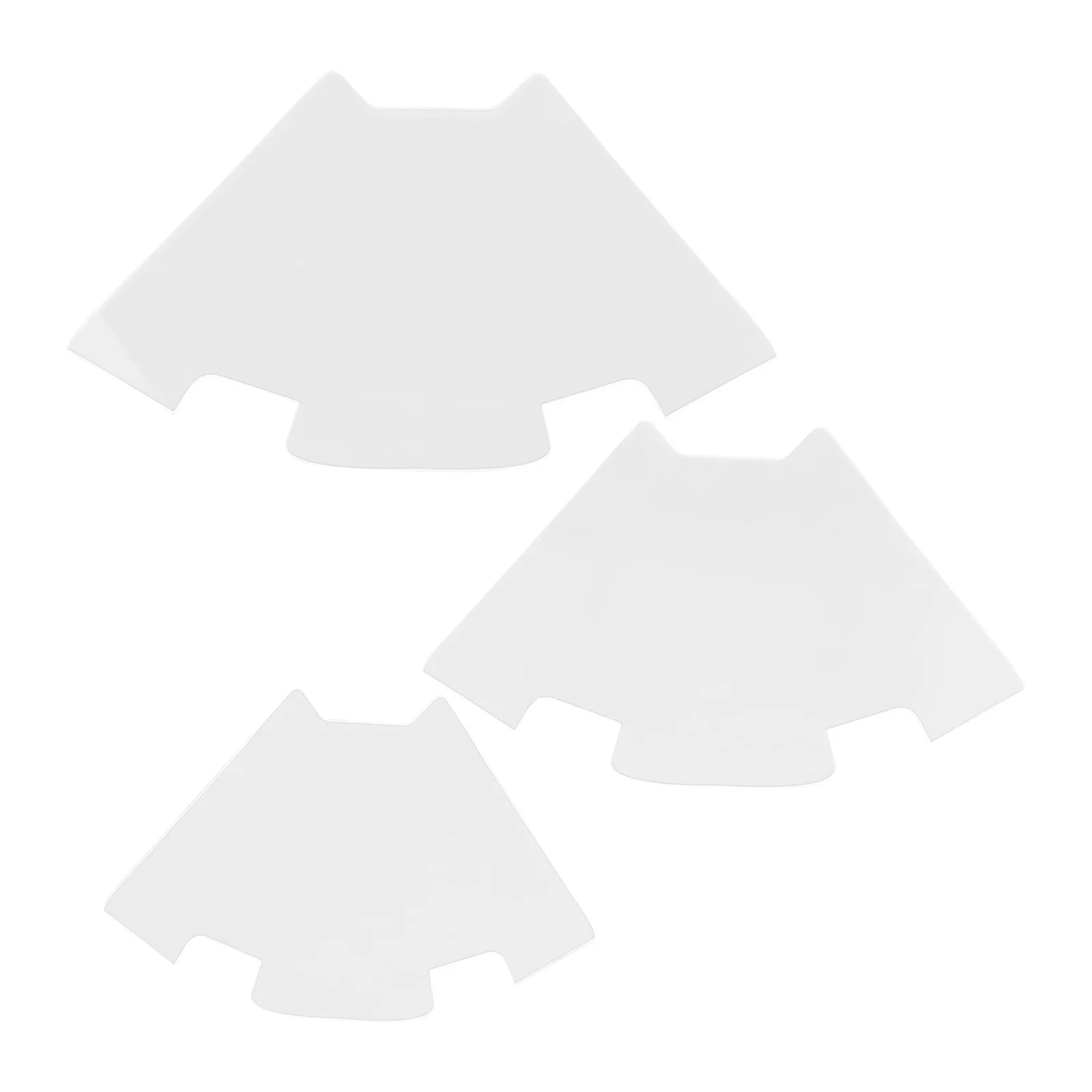 

3Pcs Acrylic Sewing Templates Wallet Making DIY Craft Projects Precise Cutting Versatile Design Multiple Sizes Smooth Edges